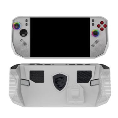 Imagem de Capa protetora com suporte de TPU para MSI claw 8 Z2, capa protetora antichoque, capa antiderrapante e antiarranhões (branca)