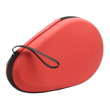Imagem de simhoa Capa protetora para raquete de tênis de mesa, estojo para guardar raquetes de pingue-pongue, bolsa para esportes, Vermelho