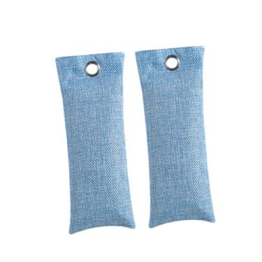 Imagem de menolana 2x Sacos Desodorizadores Ativados para Luvas de Boxe, Sacos Desodorizadores para Sapatos, Absorvedor de Odores e Suor para Sapatos e Luvas Esportivas, Azul 50g