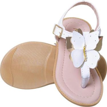 Imagem de Sandalia Infantil Feminina Batizado Laço Borboleta - Pepite Moda Infan