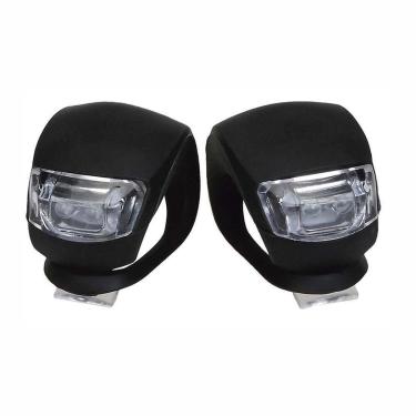 Imagem de Kit Farol Silicone Atrio 2 Leds Dianteiro e Traseiro-Unissex