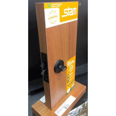 Imagem de Fechadura de porta de correr para banheiro stam 1006s