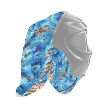 Imagem de Conjunto De Capa Para Capacete De Soldagem Com Proteção De Pescoço E A