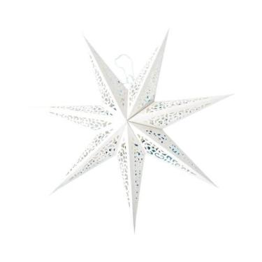 Imagem de Decoração De Papel Estrela De Sete Pontas Para O Natal, Pendente Oco P