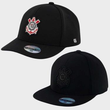 Imagem de Kit com 2 Bonés Corinthians-Unissex