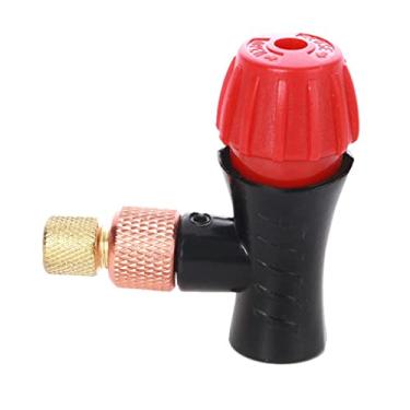 Imagem de Pegciuho Cabeçote Inflador Compacto para Cartuchos de CO2 - Compatível com Válvulas Presta E com Adaptador.