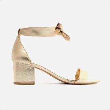 Imagem de Sandalia Fem Salto Medio Grosso Arezzo  A100550096-0050-Feminino