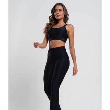 Imagem de Calça Legging Suplex Canelada Brilho Básica Salvatore Fashion-Feminino