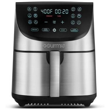 Imagem de Air Fryer 8 Litros com Painel de Controle Digital, Aço Inoxidável, 1700W 110V, Gourmia, Prata