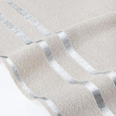 Imagem de Toalha de Banho 100% Algodão - Alta Absorção e Toque Macio, Estilo Hotel para Enxoval Doméstico e Quartos de Hóspedes (BEGE)