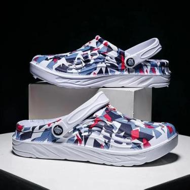 Imagem de Sandálias Clog Confortáveis E Respiráveis Para Homens, Moda 2024, Chin