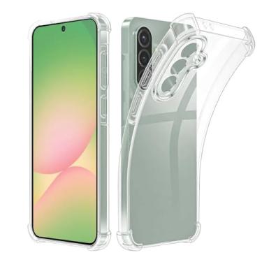 Imagem de [GL CASES] Capa Samsung A56 Slim Clear Anti Impacto Reforçada Silicone Transparente Case Flexível Capinha Samsung Galaxy A56 Anti Choque Encaixe Preciso Com Proteção Para Câmera e Tela