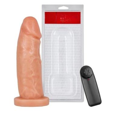 Imagem de Prótese Realística Com Vibro E Ventosa 13,5 X 3,9Cm Brinquedo Erótico Vibrador Realístico G5ACVBG
