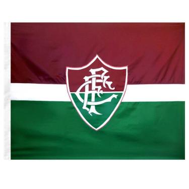 Imagem de Bandeira Torcedor do Fluminense 128 x 90 - 2 panos-Unissex