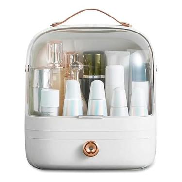 Imagem de Caixa de acrílico para guardar cosméticos (Branco)