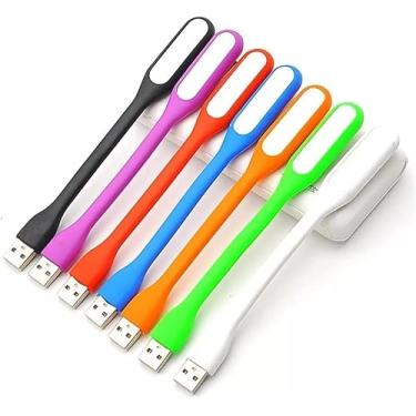 Imagem de Mini Luminária de Mesa LED USB Flexível – Iluminação Portátil para Leitura, Estudo e Trabalho – Compatível com Power Bank, Notebook e PC - PRETA