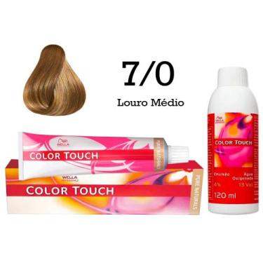 Imagem de Tonalizante Color Touch 7.0 Louro Médio Emulsão Ox  Wella Professional