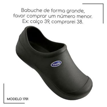 Imagem de Sapato Leve Profissional de Saúde Cozinha Enfermagem - Yvate, 39, Pret