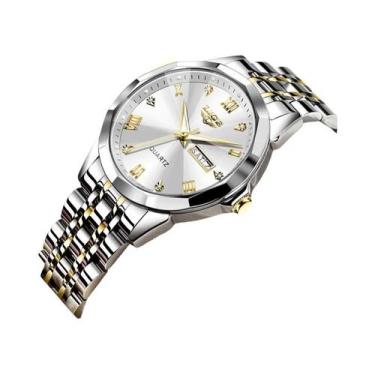 Imagem de Relógio De Pulso Feminino De Luxo À Prova d'Água Com Luz, Relógio De Q