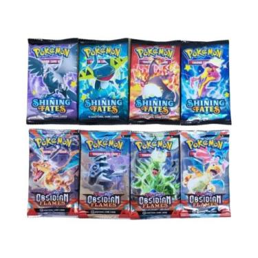 Imagem de Cartas Pokémon Prism Evolution 151 Crimson Violet, 4 Pacotes De 8 Cart