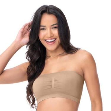 Imagem de Top Faixa Areia com Bojo Removível sem Costura Zee Rucci, GG