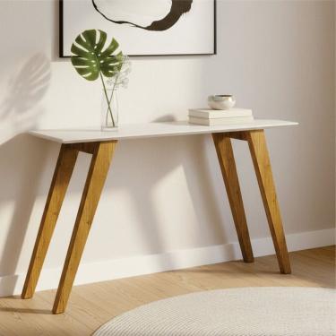 Imagem de Aparador para Sala de Jantar 100% Mdf Lavínia Cinamomo/Off White