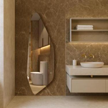 Imagem de Espelheira 70Cmx30Cm Organico E20 Incolor - Cubas E Gabinetes