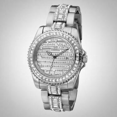 Imagem de Relógio Feminino Champion Ana Hickmann Luxo Cristal AH28197Q-Feminino