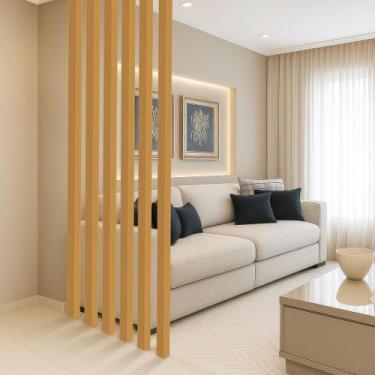 Imagem de Brise MDF Talatto 2,74m x 6,5cm larg. Talatto - Talatto Painéis, Perob