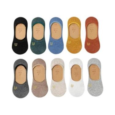 Imagem de Meias Invisíveis Finas De Silicone Com Grip Para O Verão Feminino, 1/3