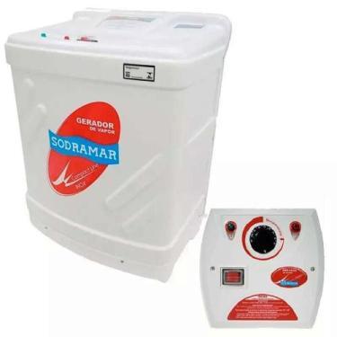 Imagem de Gerador de Vapor Inox para Sauna 12,0Kw 220V Trifásico c/ Quadro Analó