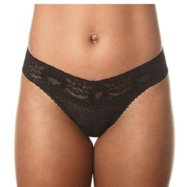 Imagem de Calcinha Fio Dental DeMillus Xamego 016198 Renda Confortável Sem Marca