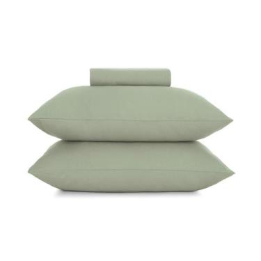 Imagem de Jogo de Cama King Malha Fio Penteado Altenburg Verde, UN, Verde