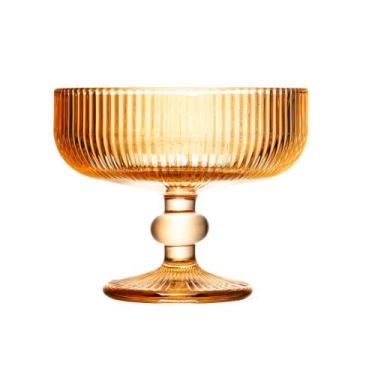 Imagem de Taça para Sobremesa Wolff Lines 300ml Âmbar Cristal Ecológic