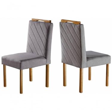 Imagem de Cadeiras Para Mesa De Jantar Madeira Maciça - Jade - Móveis Mundial