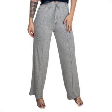 Imagem de Calça Pantalona Cintura alta em Malha Viscolycra Premium - West Route,