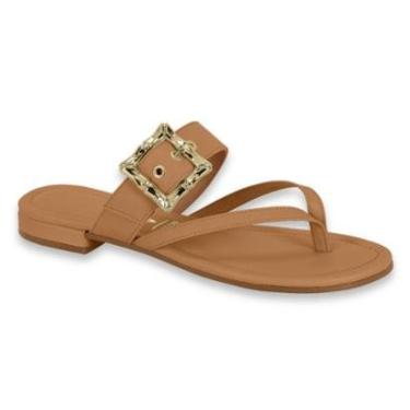 Imagem de Sandalia Feminina Tamanco Vizzano Salto Baixo Fivela Ref: 6370.739-Feminino
