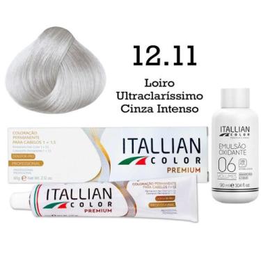 Imagem de Coloração 12.11 Louro Ultraclaríssimo Cinza Intenso Oxi 06 Volumes 90m