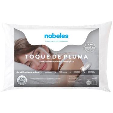 Imagem de Travesseiro Toque de Plumas com plumas ecológicas Nabeles
