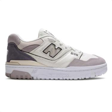 Imagem de Tenis New Balance 550 Feminino, 36, Bege, Cinza