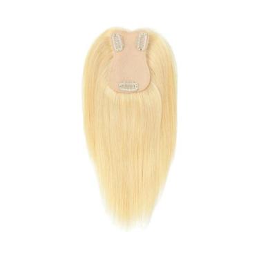Imagem de Toppers De Cabelo Humano Real Para Mulheres 360 graus Franja 3D Com Cl