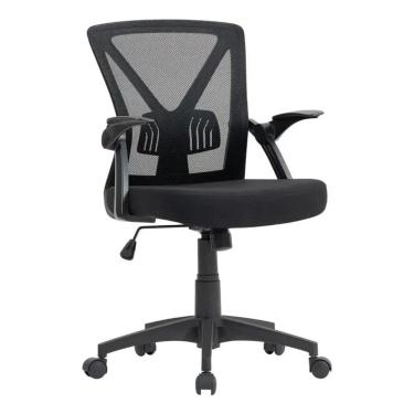 Imagem de Cadeira Escritorio Mesh Preta Giratoria - Ultra Comfort Preta