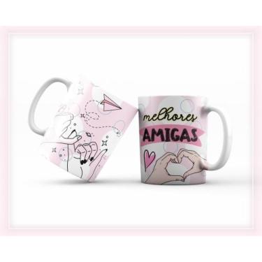 Imagem de Caneca Personalizada Melhores Amigas - Amizade - Jlssublimação