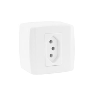 Imagem de Tomada 10A 250V Branco Ilumi