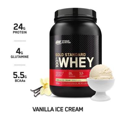 Imagem de Gold Standard 100% Whey 2lbs - Optimum - Baunilha - Optimun Nutrition,