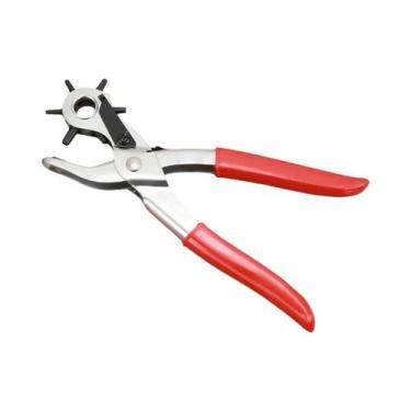 Imagem de Furador De Couro Rotativo De 6 Tamanhos Para Cintos E Artesanato DIY -