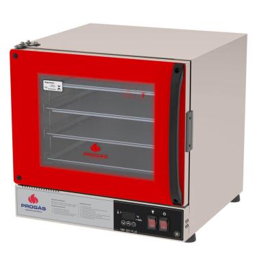 Imagem de Forno Turbo Elétrico Progás PRP-004 Plus Fast Oven Digital Cor Vermelho Com 4 Esteiras 127V P40158
