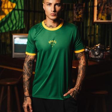 Imagem de Camisa Brasil Urban Dry Verde Masculina-Masculino