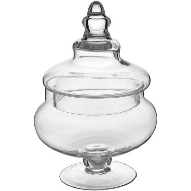 Imagem de Potiche 21X15X15Cm Vidro Transp