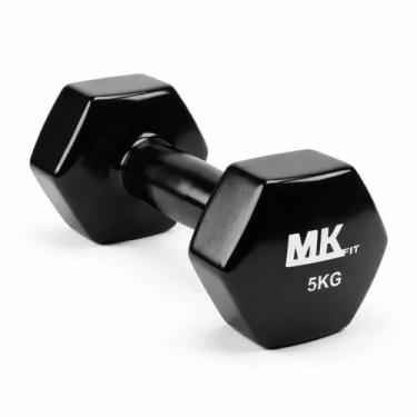 Imagem de Halter Sextavado 5kg MK FIT Revestido Premium MKFIT